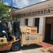 Entrega de un equipo de rayos x con digitalizador de imágenes en la ESE Salud Dorada, equipo muy importante para la prestación de salud de este municipio ya que el hospital público no contaba con uno.